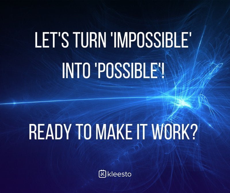 Inspirational quote on a cosmic background with a bright light burst, promoting the transformation of 'impossible' into 'I'm possible', perfect for Travel Website Optimization. | kleesto