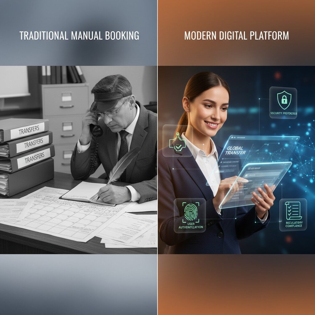 Implementation and security features of a modern transfers booking system platform