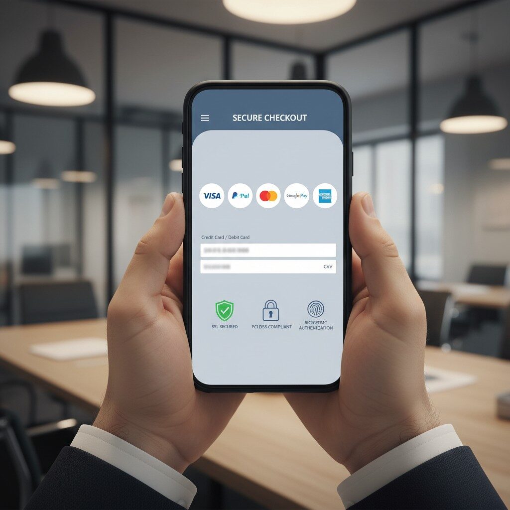 Payment processor selection interface to help charter businesses accept online payments for charter sales
