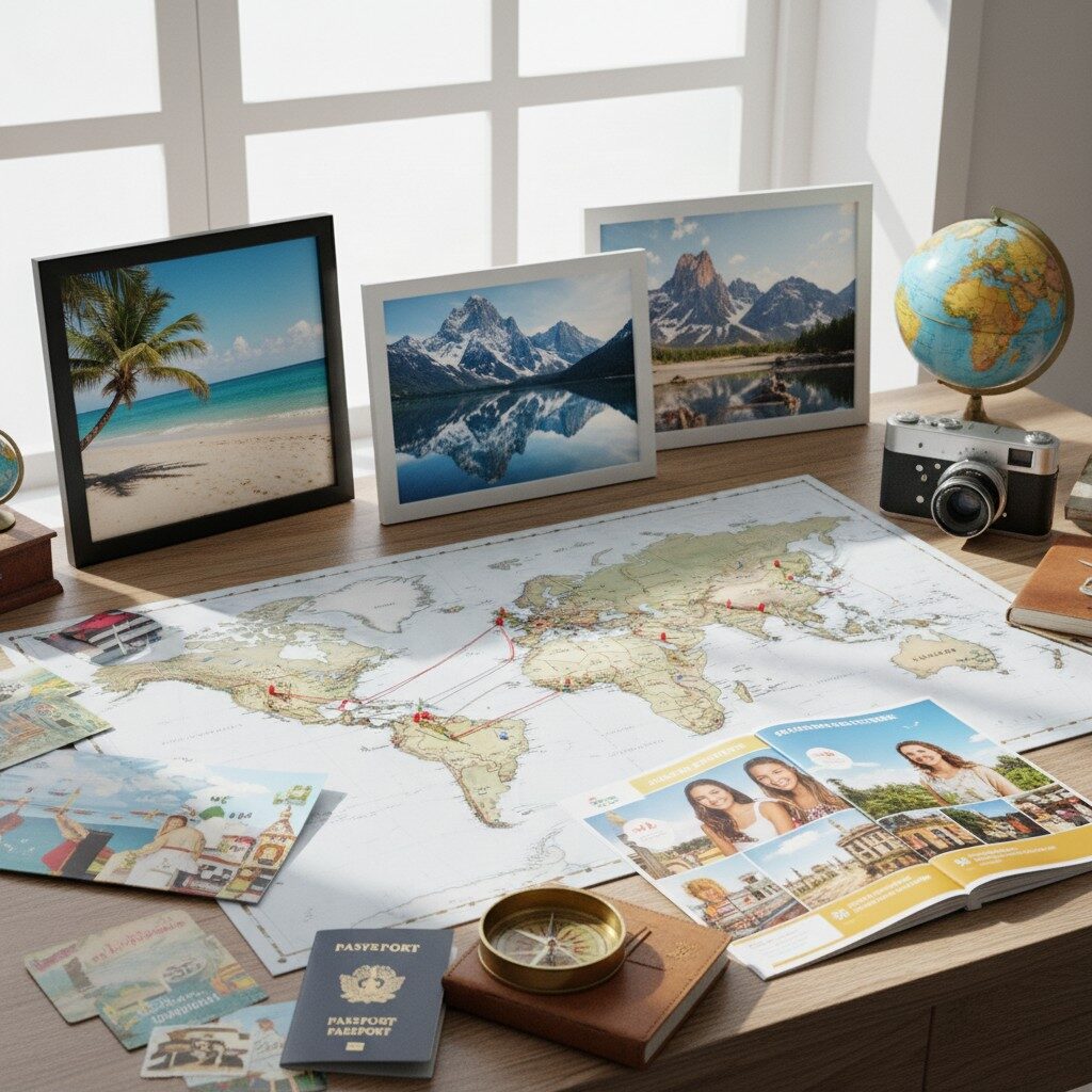 Travel destination planning tools for how to become a travel agent from home