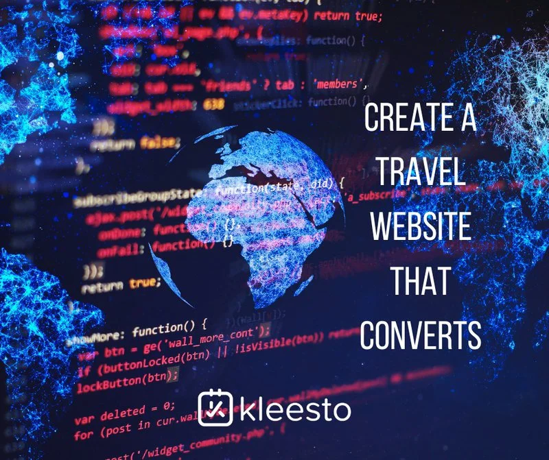create a travel website that converts