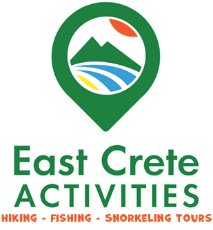 Logo of Kleesto featuring east Crete activities, including outdoor elements and services like hiking, fishing, and snorkeling tours. | kleesto