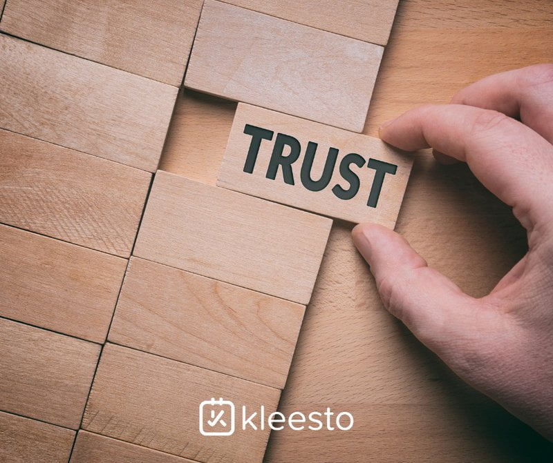 trust and credibility with customers